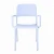 Garden chair outdoor furniture no folding plastic dining chair