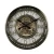 Import garden decorative metal wall clock vintage rustic large gear clock from China