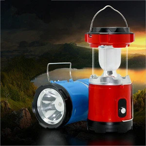 GG-9767 Foldable USB Mobile Charger rechargeable 6 led solar camping light