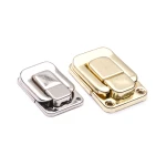 Gold Silver Color Luggage Accessories Box Clasp Buckle Luggage Lock Box Spring Buckle Buckle Wooden Box Me Deduction