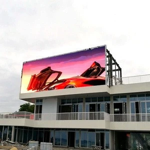 Good visual effect digital commercial p10 led big outdoor advertising screen