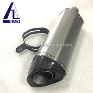 GR1 titanium exhaust system used for motorcycle