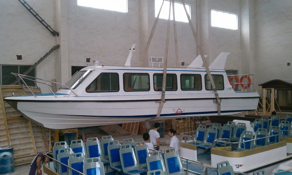 Grandsea 12m Fibreglass 30 Passenger River Water Taxi Passenger Boat for sale
