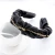Import Hair hoop wholesale chain solid color fabric drape hair tie clip hair accessories women from China