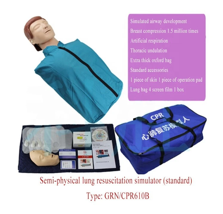 Half body CPR manikin First aid training human model CPR training model