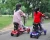 handicapped electric scooter children and  kids foldable electric 4 wheels scooter