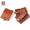 Handmade Free Durable headphone cable Wrap earbud Winder With vegetable tanned Genuine leather for Work,Travel,Outing