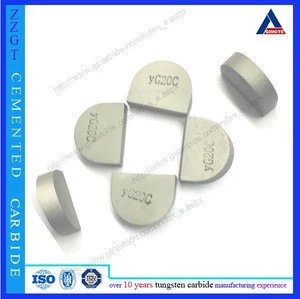 hard alloy brazed tips B2 type for making concave turning tools