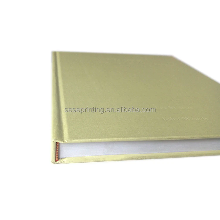 Hardcover binding cloth cover yearbook book printing services