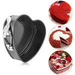 Heart Shaped Cake Pan Springform Baking Pan Bakeware Cheesecake Pan with Removable Bottom