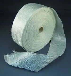 Heat resistant white fiber glass cloth insulating electrical tape