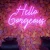 Import Hello Gorgeous Custom Neon Sign Light Office Living Room Neon Wall Art Led Neon Sign from China