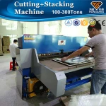 HG-B100T automatic consumer electronics packaging cutting press machine