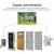 Import High-end 433MHz waterproof self generating power wireless intelligent doorbell from China