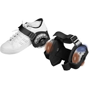 high heel kids flashing two wheel roller skate shoes with flashing led lights