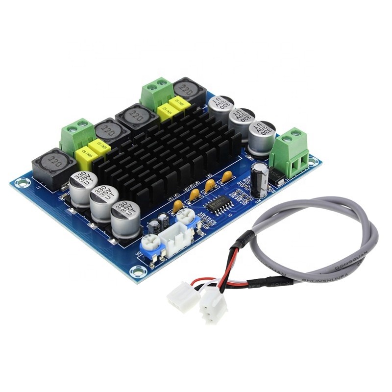 High Power Digital Audio Power Amplifier Board XH-M543 TPA3116D2 TPA3116 Dual Channel Stereo 2*120W Amplificador DIY Module
