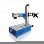 High Precision 20w 30w 50w Multi-purpose Gold Key Chain Print Sim Card Making Laser Marking Machine With Working Table