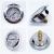 Import high precision stainless steel differential manifold glycerin silicone oil filled torque pressure gauge from China