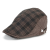 Import high quality 100% cotton men&#x27;s woman&#x27;s custom black Autumn/winter checkered beret from China
