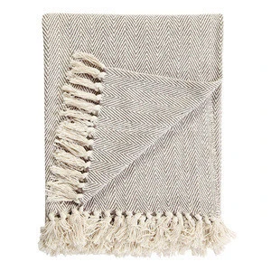 High Quality 100% Cotton Woven Sofa Throw Blankets beach throws