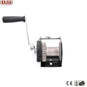 High Quality 550kg/1200lbs Portable Small Boat Trailer Hand Winch Without Wire Rope