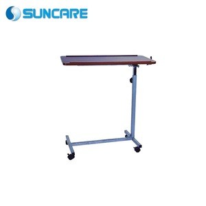 High quality Adjustable Overbed Table,hospital overbed table