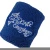 Import High Quality Breathable Organic Cotton Embroidery Sweat Band Custom Logo Wrist Band Sweatband from China