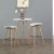 Import High quality commercial furniture bar stool chair modern bar chair Luxury high wooden legs bar stool from China