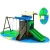 Import High Quality Commercial Plastic Kids Outdoor Playground with Swing Set Games from China