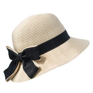 High quality Custom Plain Paper Straw Hat for lady