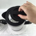 High Quality Double Kettle Price Home Appliances Glass Hot Water Air Pot China Tea Electric Kettle
