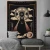 Import High quality European and American tapestry skeleton  skull tapestry tarot card tapestry wall hanging from China