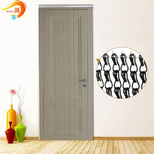 high quality flexible space divider aluminum chain link curtain customized