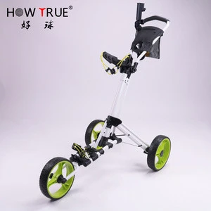 High Quality Foldable 3 Wheels Push Golf Trolley Golf Trolley