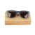 Import High Quality Hand Made Bamboo Wood Sunglasses Box Hard Clamshell Eyeglasses Protection Wooden Case with Free Logo Printing from China