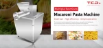 High quality Italian spaghetti macaroni making pasta machine for sale