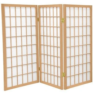 High Quality Japanese Style Cheap Shoji Folding Room Divider Privacy Screen