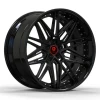 High Quality Low Price Custom Forged Car Wheels Rim 18 Inch 5 Holes 18-24 Aftermarket Custom Black Alloy Forged 2 Piece Rims