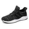 High quality mesh lightweight breathable athletic walking sneakers Sport men fly knit running shoes