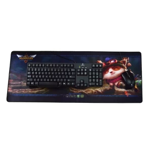 High quality microfiber extended large keyboard mouse pad Non-slip game mouse pad