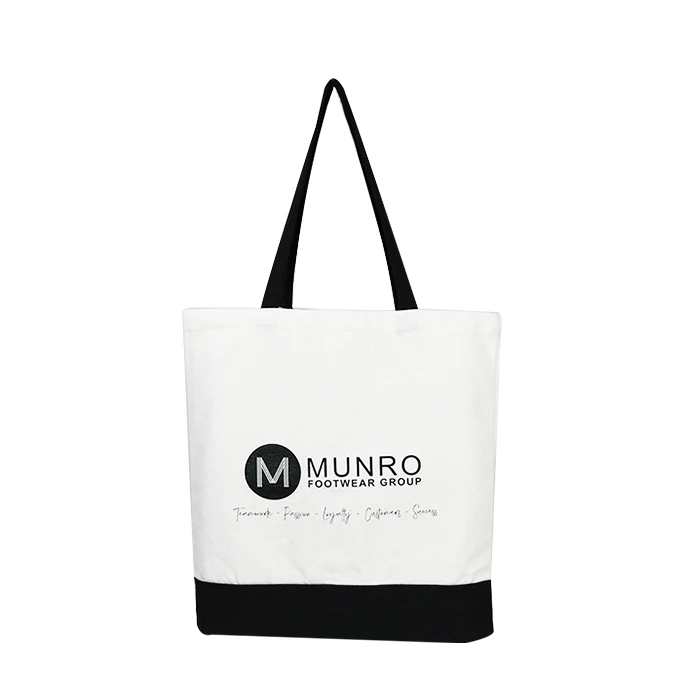 High quality natural cotton tote bag cotton library bag washed cotton bag