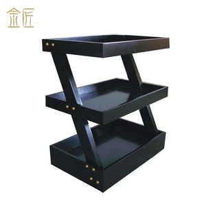 High Quality  Professional Makeup wooden Trolley Tools Case