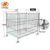 High Quality Retail Promotional Wire Dump Bin With Wheels