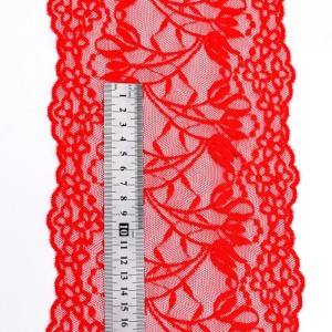 High Quality Stretch 90%Nylon 10%Spandex Lace Fabric for Underwear 6512