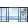 Hihaus aluminium modern standard premium interior tempered glass sliding doors