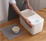 home 5kg 10 kg rice grain storage box rice storage box plastic large cereal storage container
