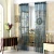 Import Home decoration woven embroidery organza luxury sheer curtain from China
