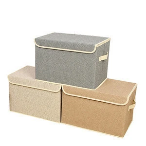 Home Decorative Fabric Foldable Storage Box drawer