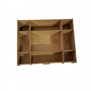 Home Decorative Wood Fruit Grid Storage Box Crate The Wooden Boxes