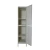 Import Home Furniture modern Design two doors wardrobe steel cabinet clothes locker metal closet wardrobe from China